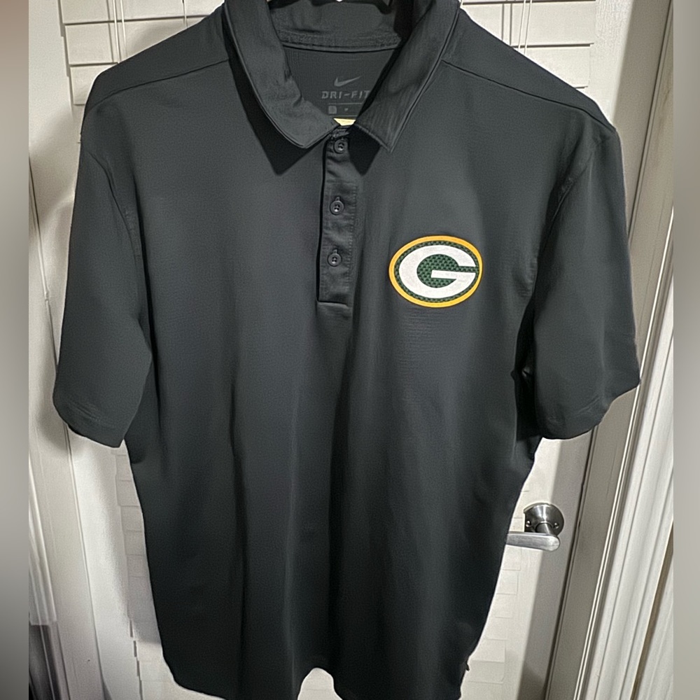 Nike Dri Fit Green Bay Packers polo